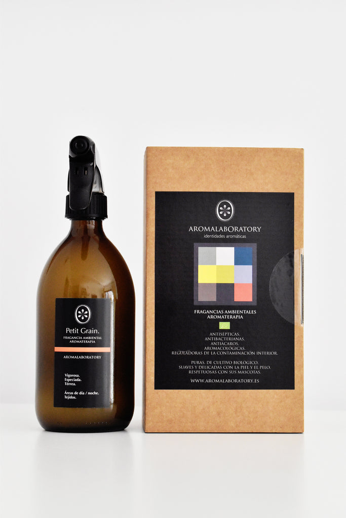 Fragancia de Interior PETIT GRAIN. Aromaterapia. Ecológica. 500ml.